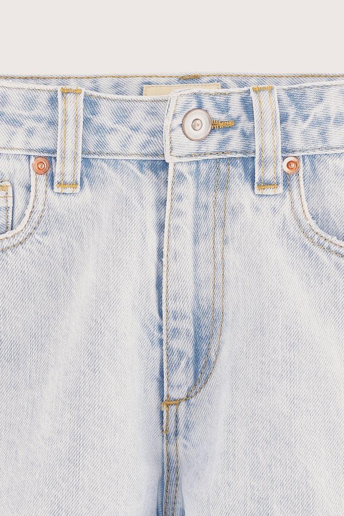 Bellerose Short En Jean Avec Strass Pour Filles