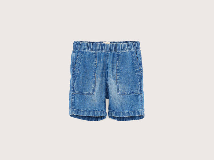 Bellerose Short en jean bleu baggy pour garçons