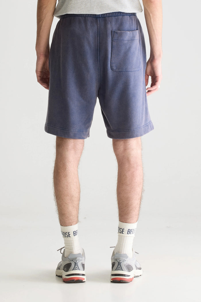Bellerose Short En Molleton Bleu Pour Homme