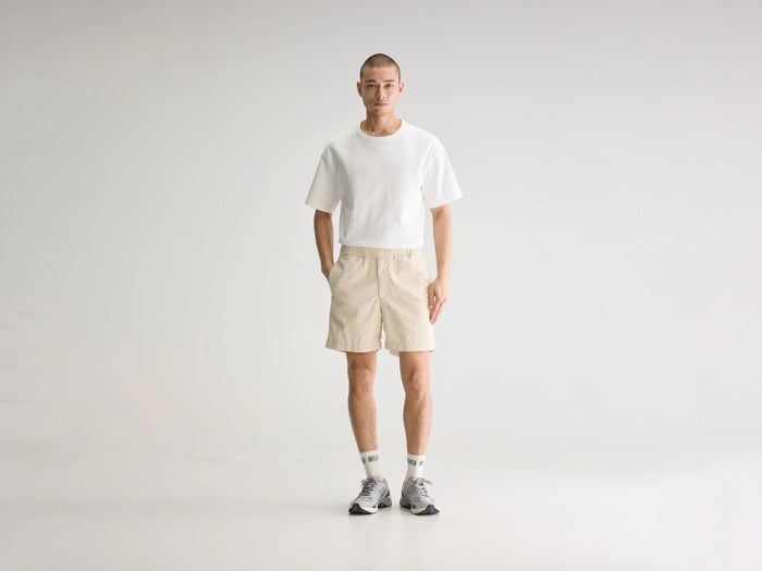 Bellerose Short en velours beige pour homme