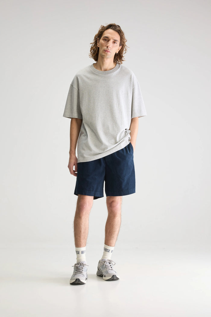 Bellerose Short En Velours Bleu Pour Homme