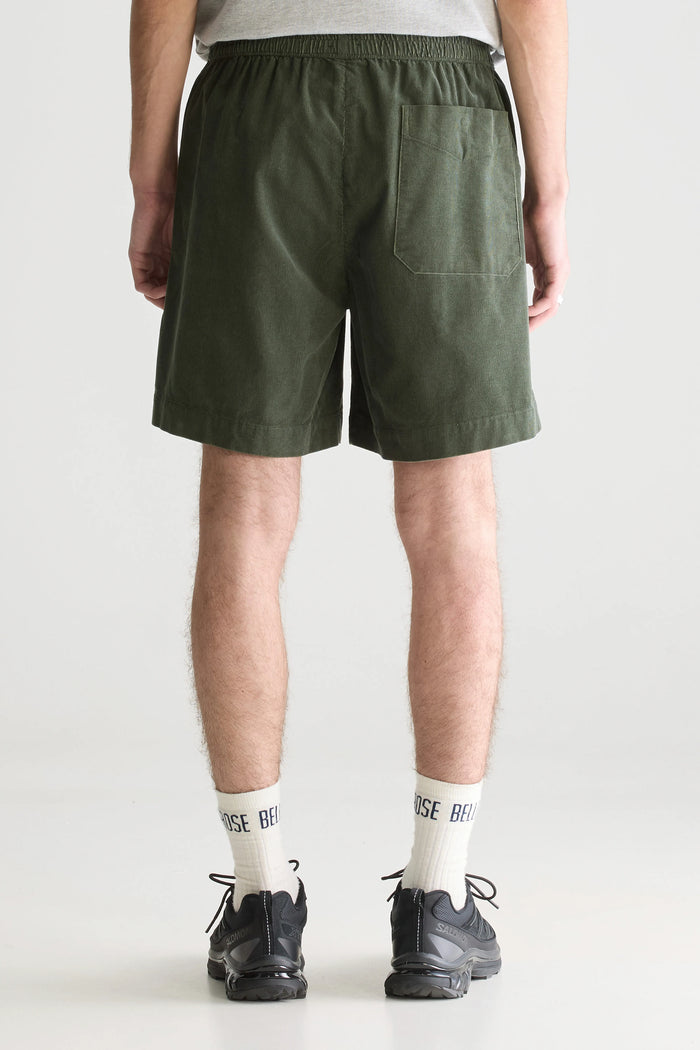 Bellerose Short En Velours Vert Pour Homme