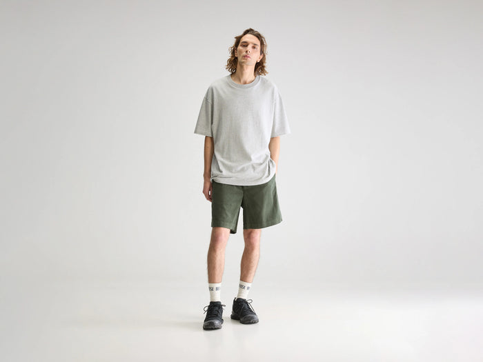 Bellerose Short en velours vert pour homme