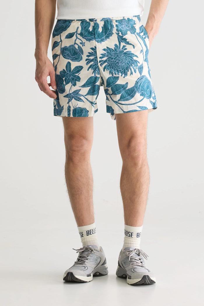 Bellerose Short Imprimé Floral Pour Homme