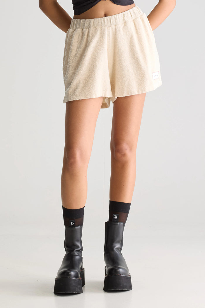 Bellerose Short Terry Écru Pour Femmes