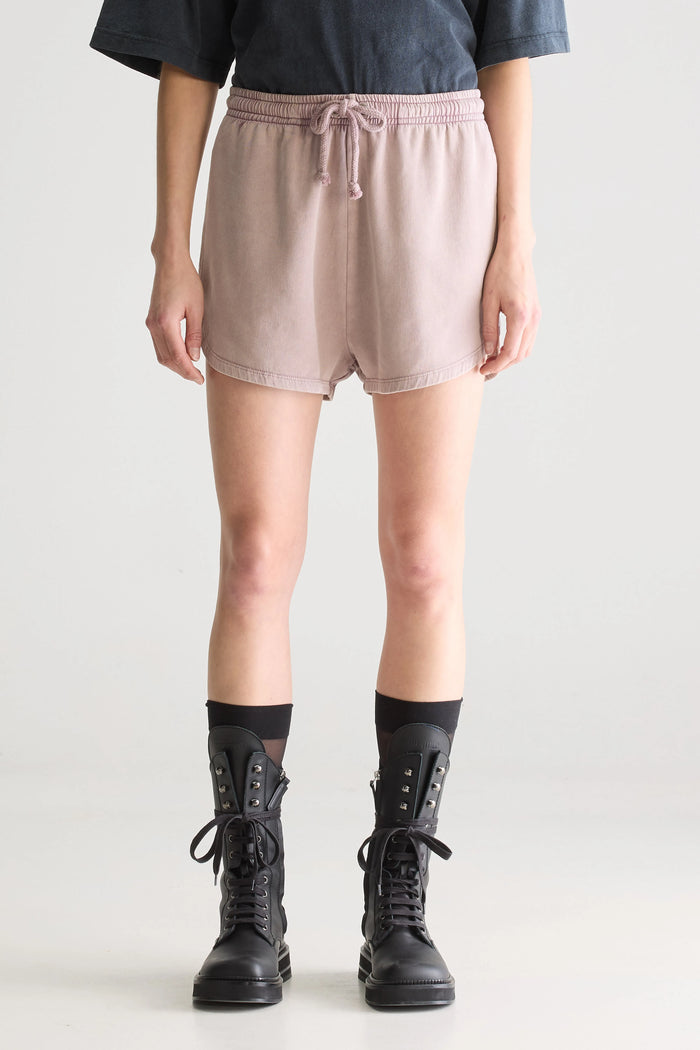 Bellerose Shorts Sweat Rose Poussière Pour Femmes