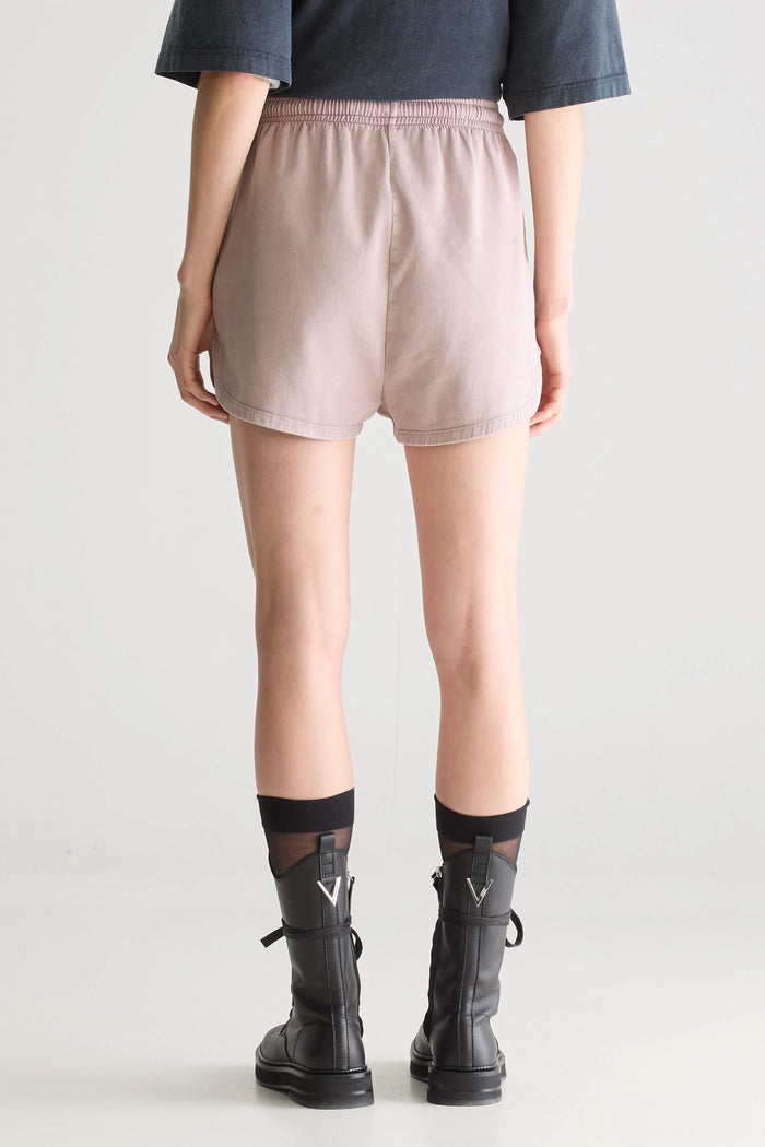Bellerose Shorts Sweat Rose Poussière Pour Femmes