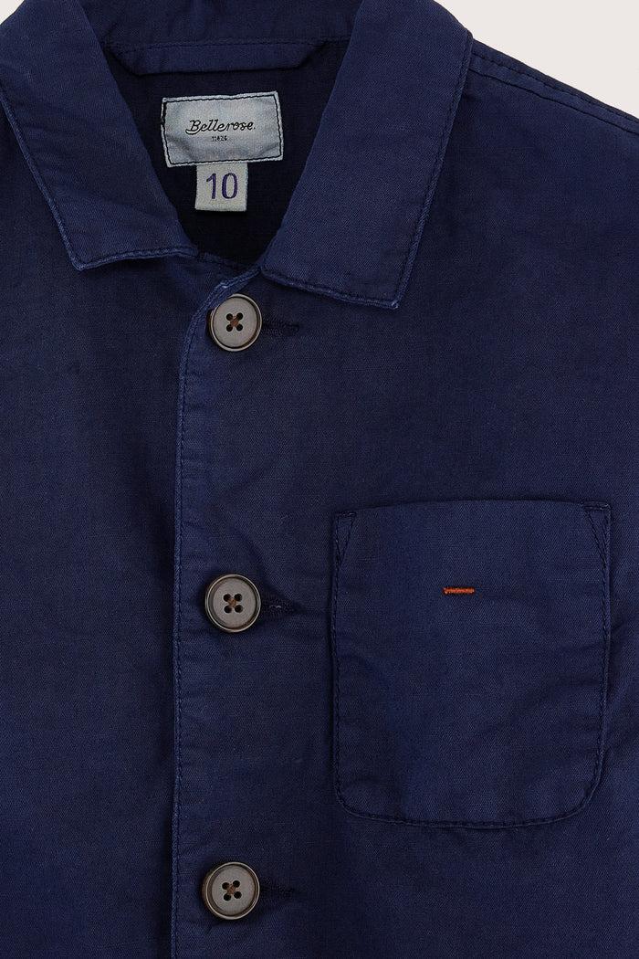 Bellerose Surchemise Bleue Marine Pour Garçons