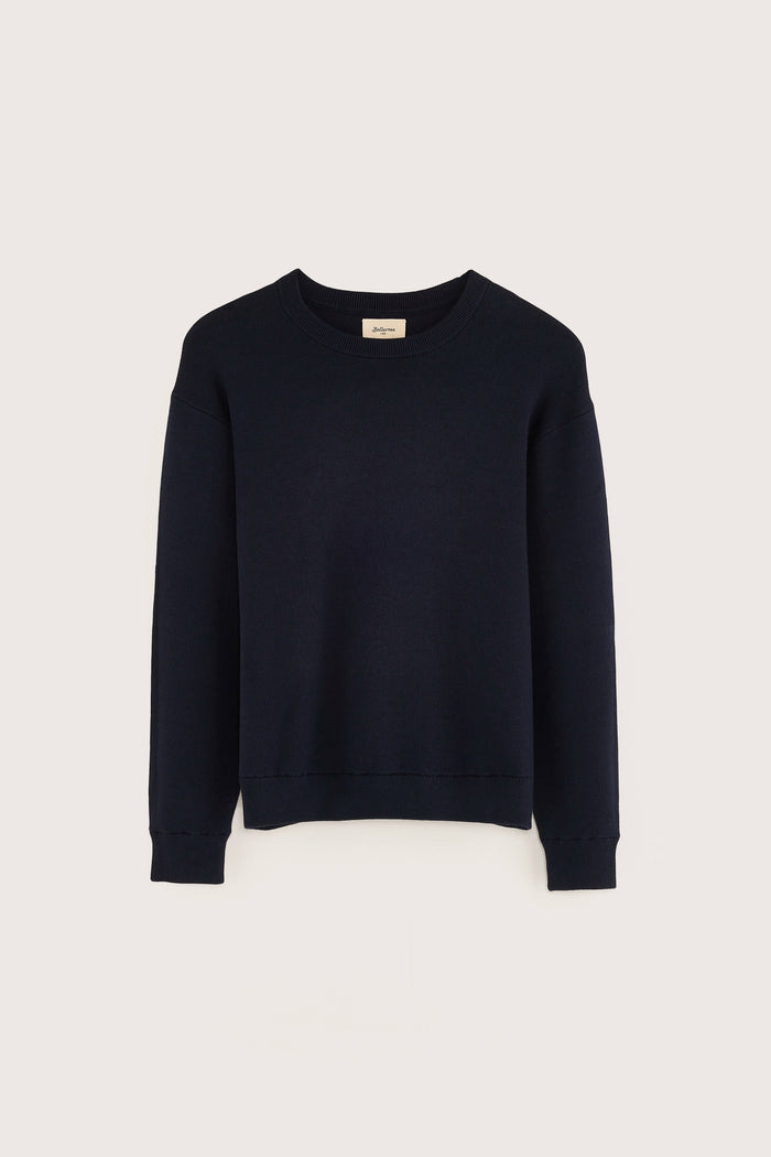 Bellerose Sweatshirt à Col Rond Navy Pour Garçons