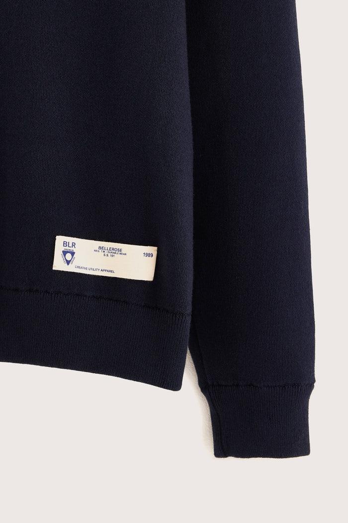 Bellerose Sweatshirt à Col Rond Navy Pour Garçons