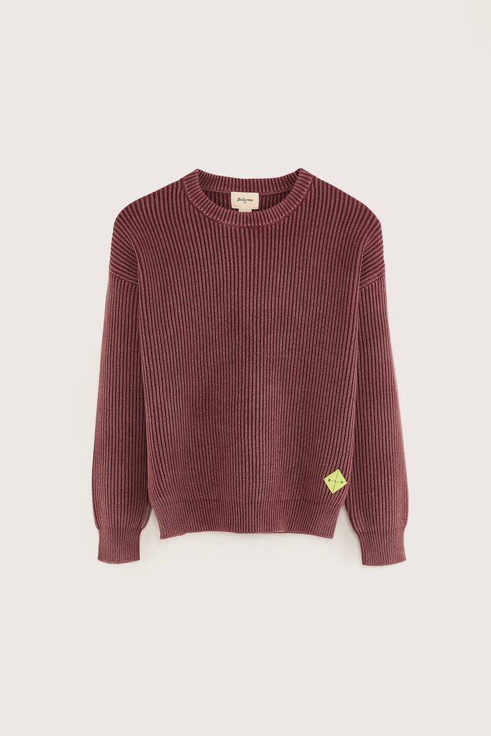 Bellerose Sweatshirt à Col Rond Rouge Pour Garçons
