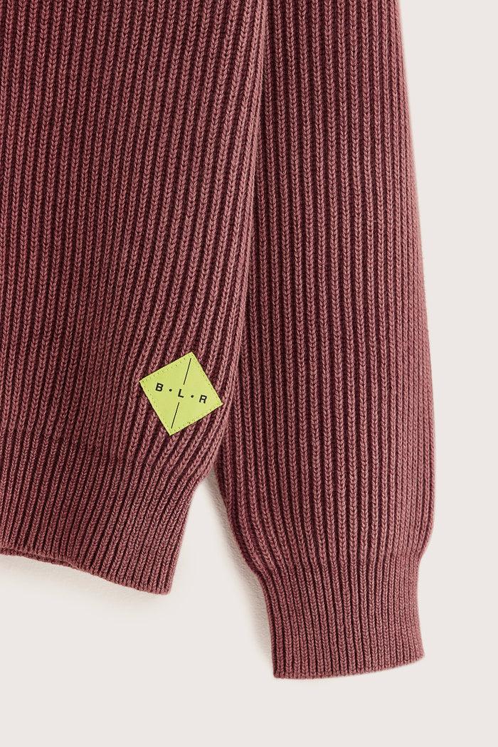 Bellerose Sweatshirt à Col Rond Rouge Pour Garçons