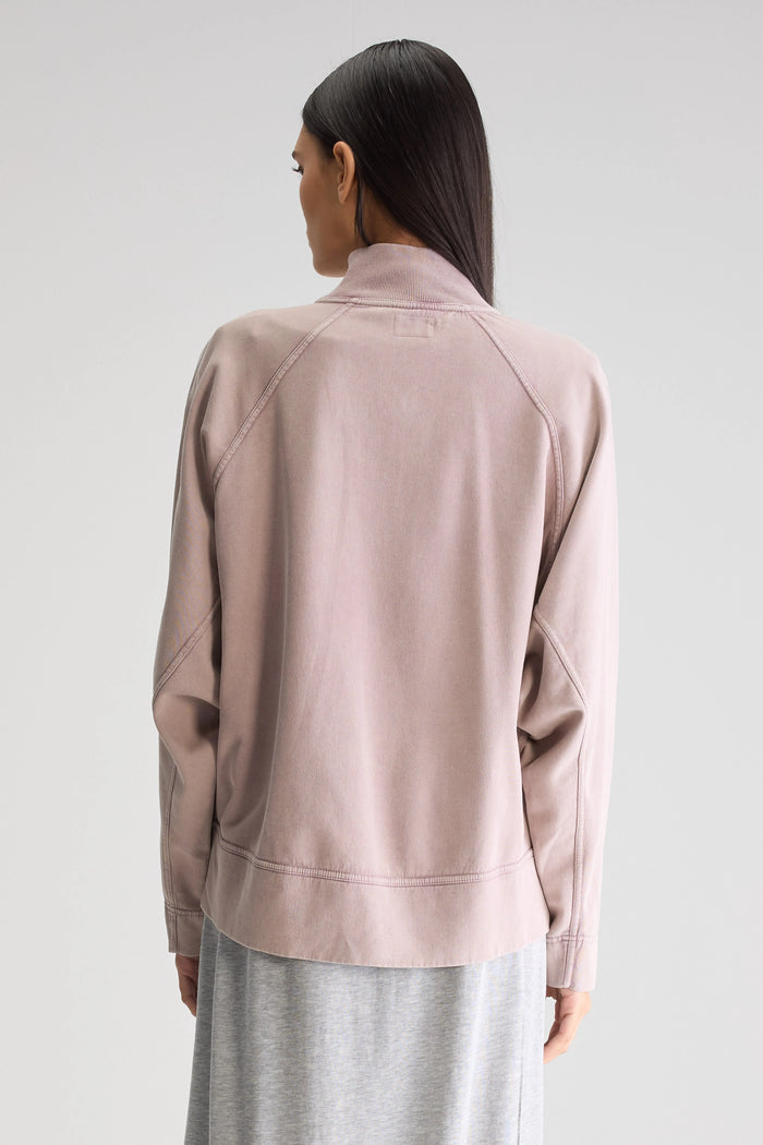Bellerose Sweatshirt À Zip Lilas Pour Femmes