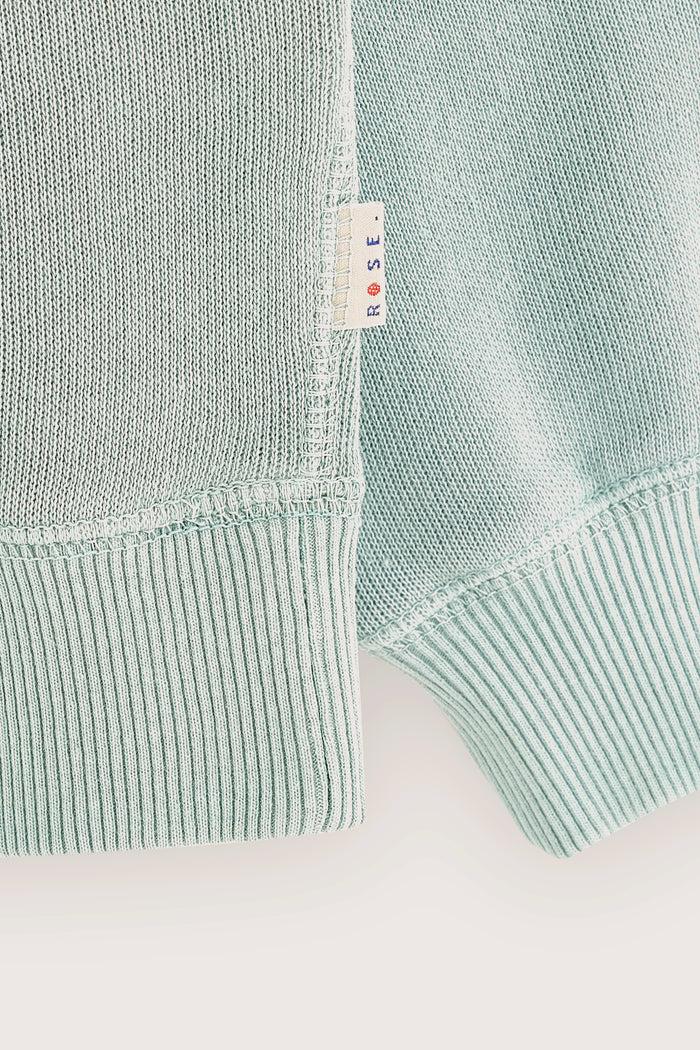 Bellerose Sweatshirt Bleu à Col Rond Pour Filles