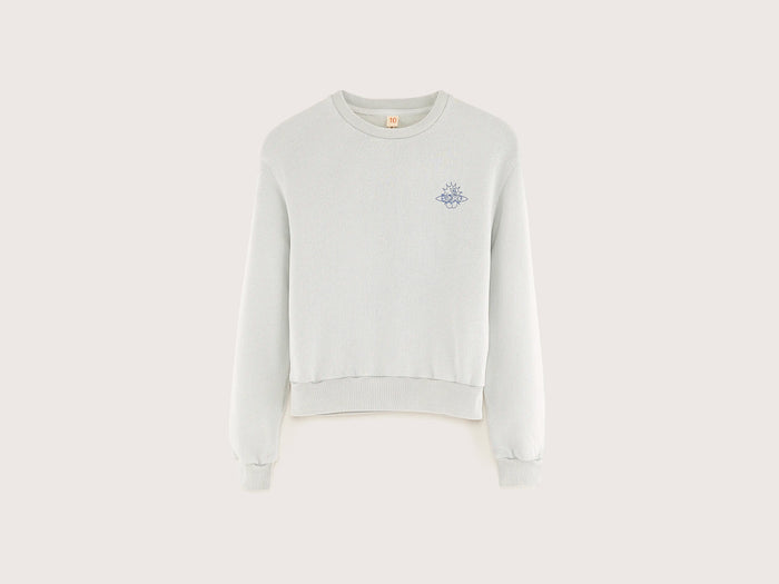 Bellerose Sweatshirt bleu à col rond pour filles