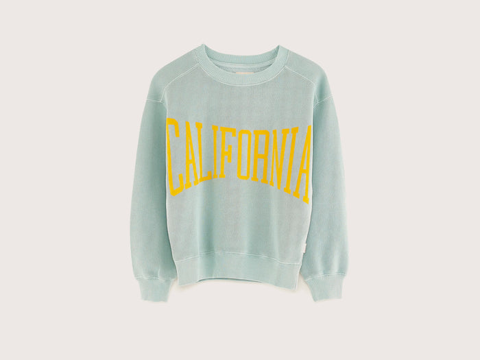 Bellerose Sweatshirt bleu à col rond pour filles