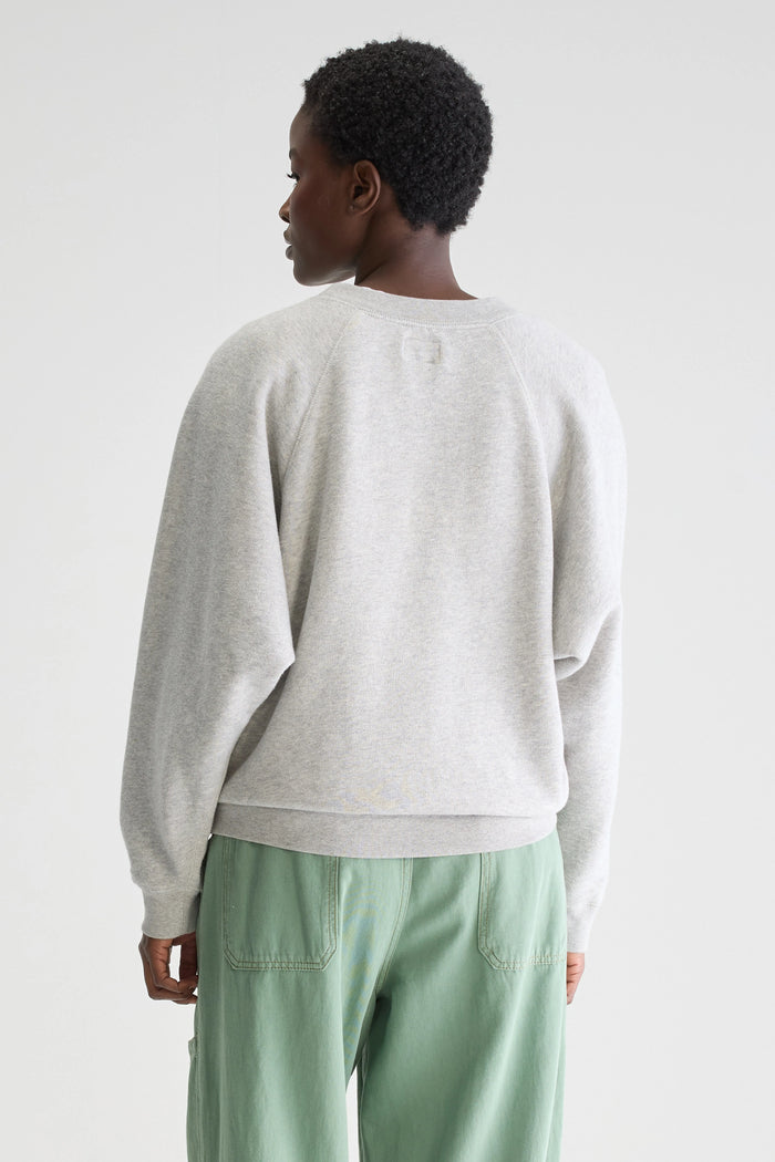 Bellerose Sweatshirt Col Rond Gris Pour Femmes