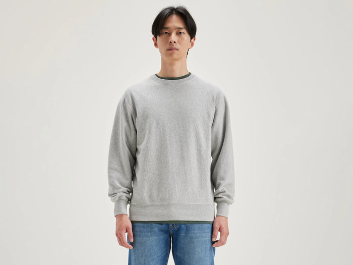 Bellerose Sweatshirt en coton gris pour hommes