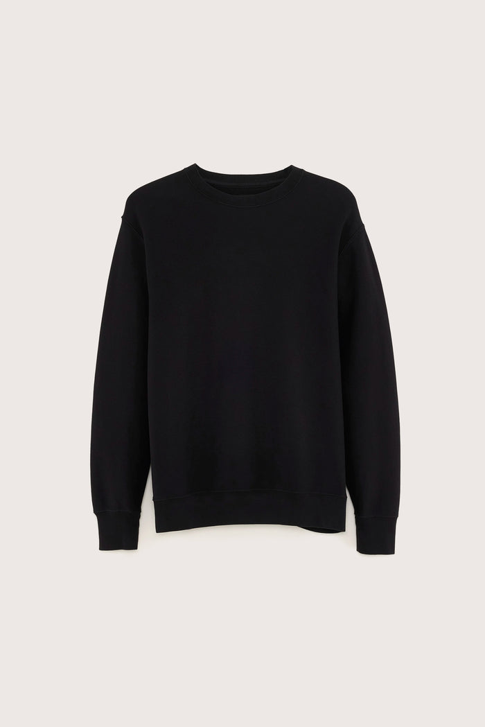 Bellerose Sweatshirt En Coton Noir Pour Hommes