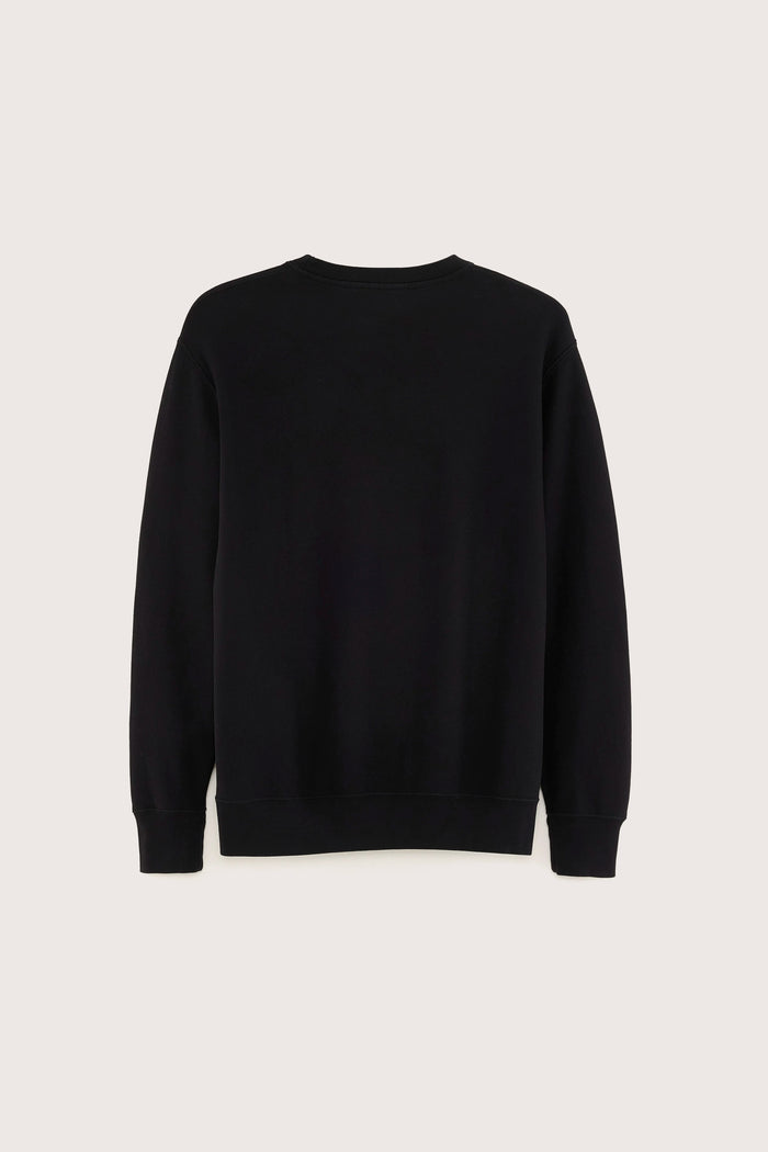 Bellerose Sweatshirt En Coton Noir Pour Hommes