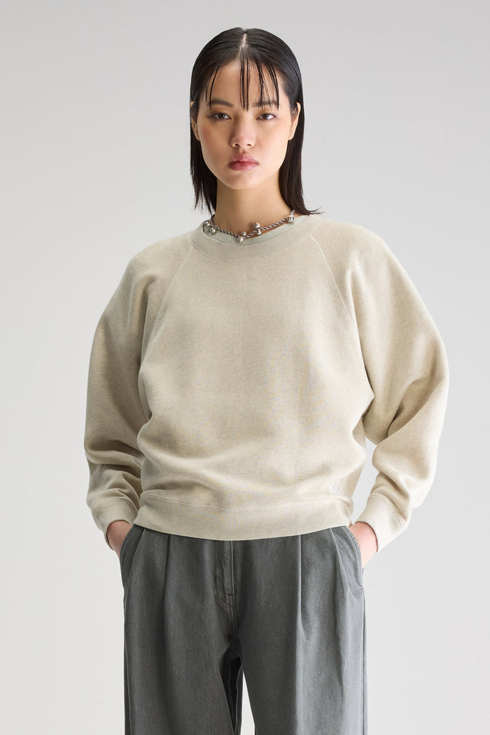 Bellerose Sweatshirt En Polaire Gris Pour Femmes