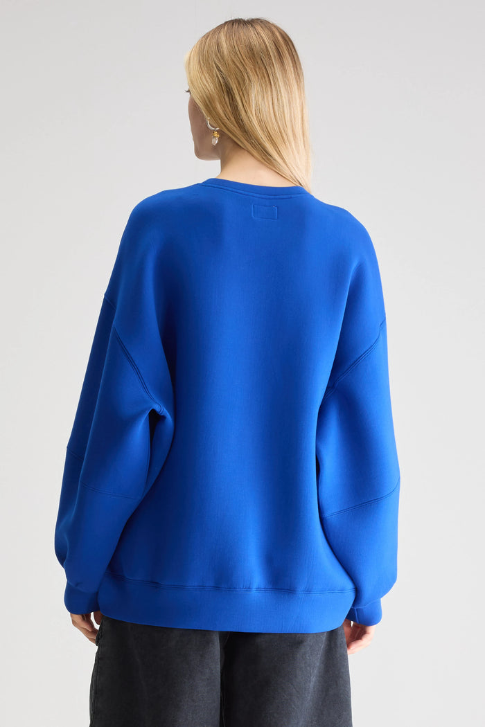 Bellerose Sweatshirt Oversize Bleu Pour Femmes