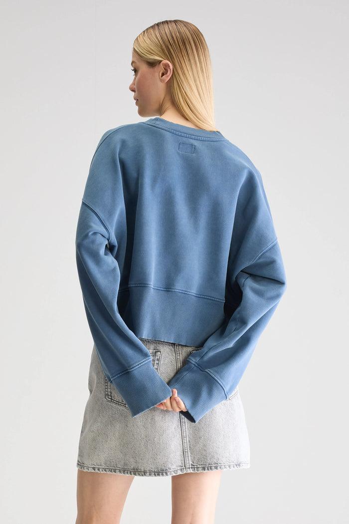 Bellerose Sweatshirt Oversize Bleu Pour Femmes