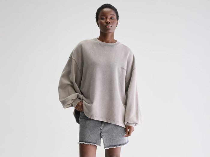 Bellerose Sweatshirt oversize gris pour femmes