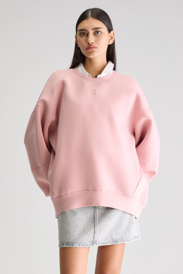 Bellerose Sweatshirt Oversize Rose Pour Femmes