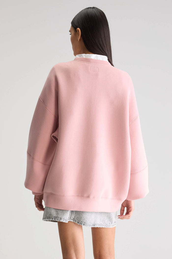Bellerose Sweatshirt Oversize Rose Pour Femmes