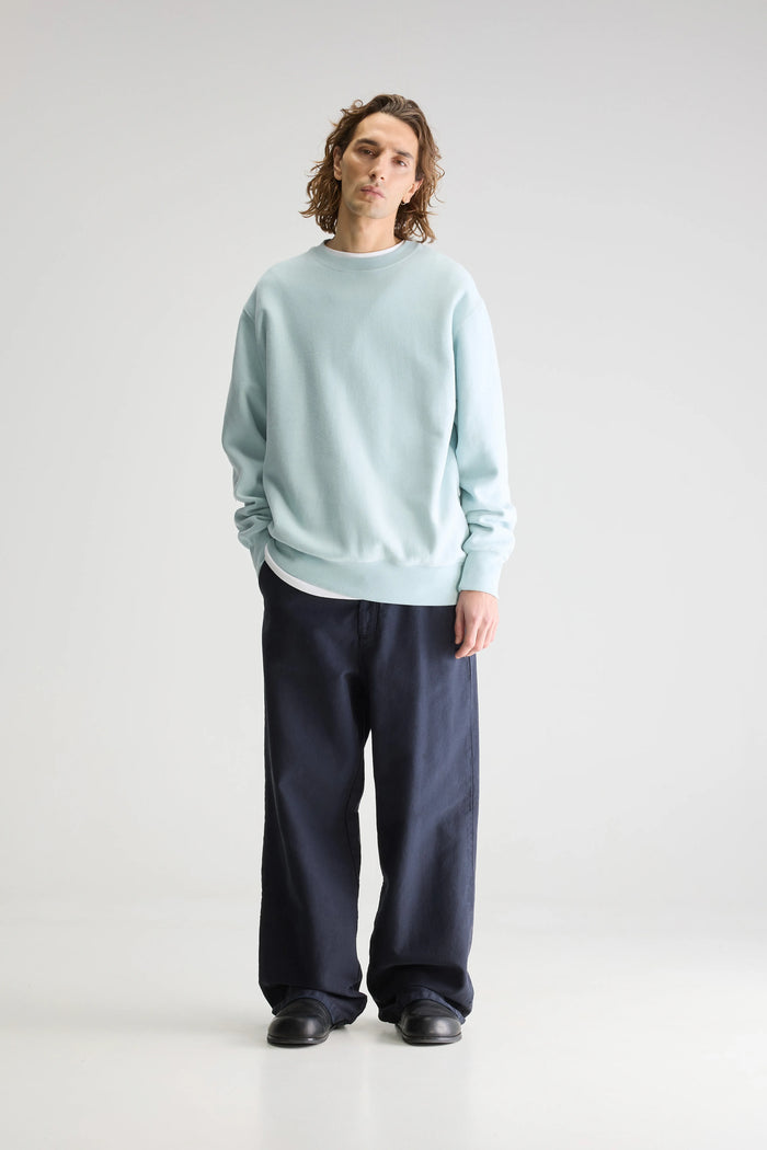 Bellerose Sweatshirt Polaire Bleu Clair Pour Homme