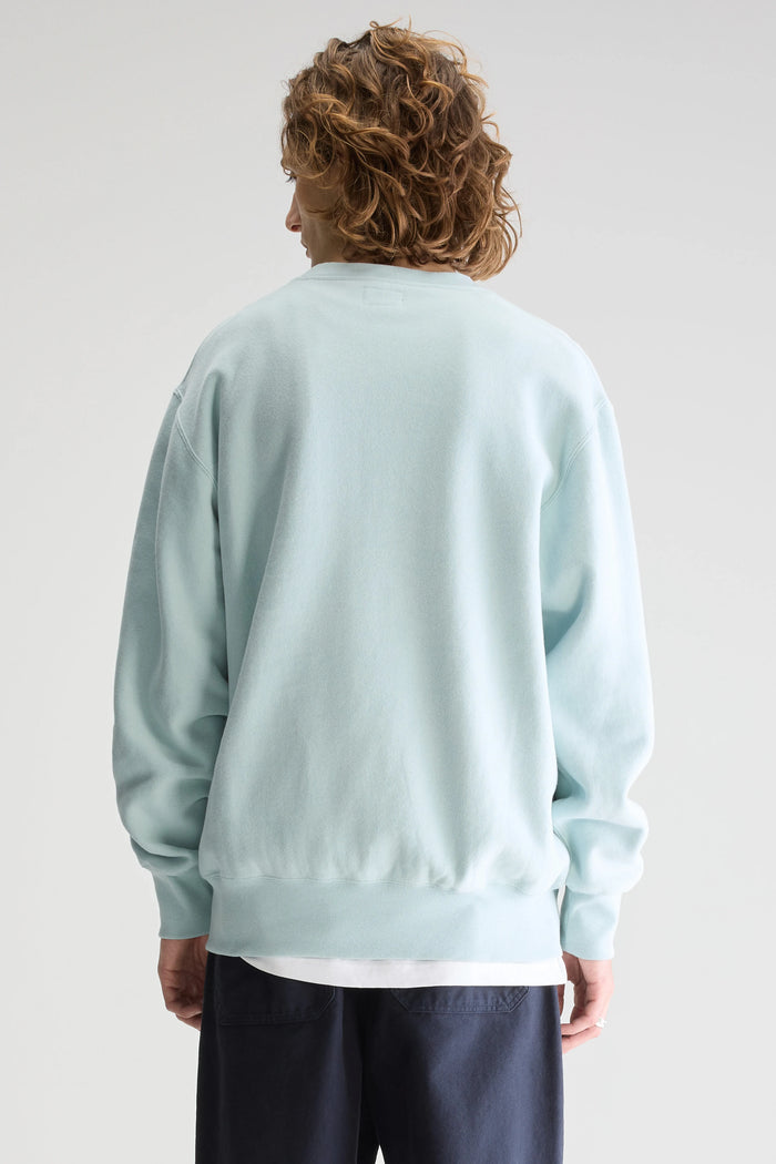 Bellerose Sweatshirt Polaire Bleu Clair Pour Homme