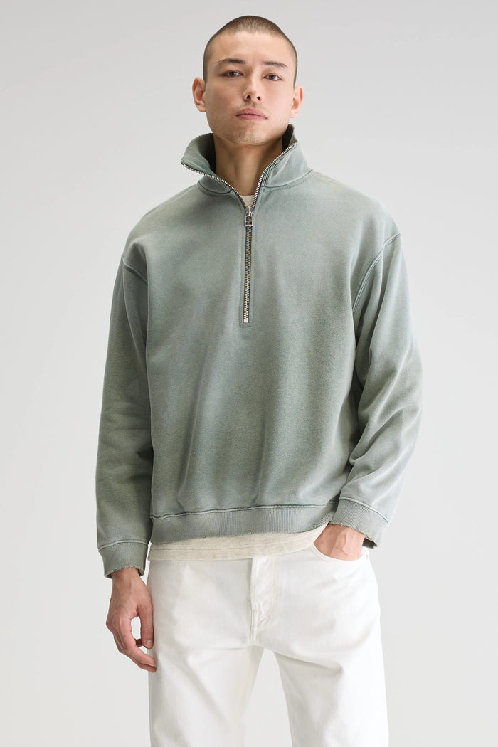 Bellerose Sweatshirt Polaire Vert Pour Homme