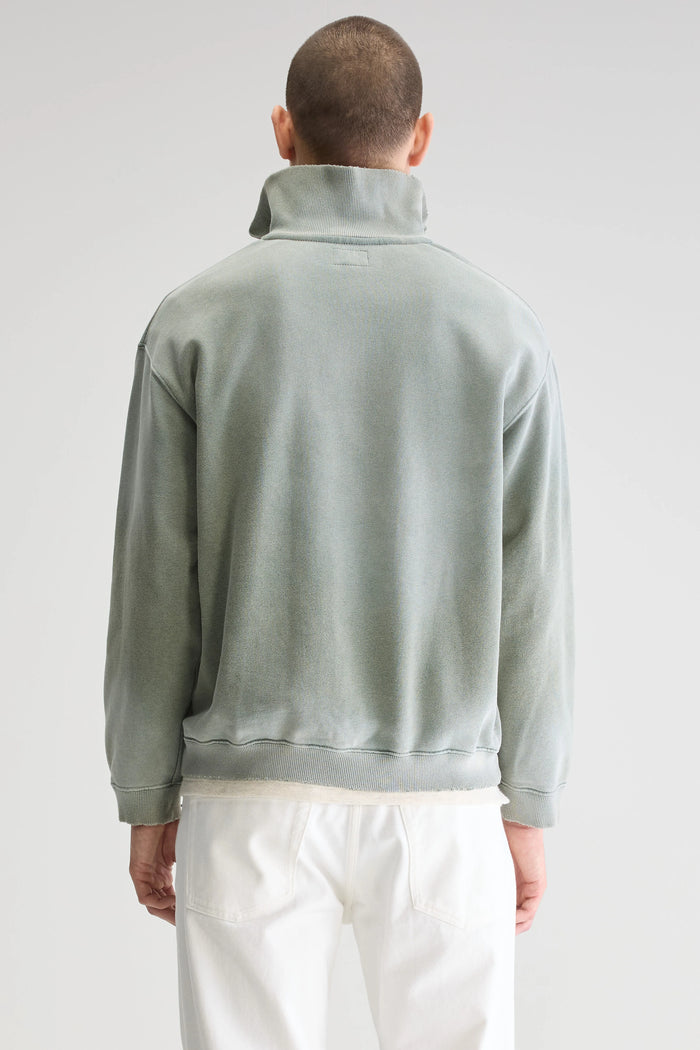 Bellerose Sweatshirt Polaire Vert Pour Homme