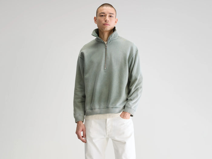 Bellerose Sweatshirt polaire vert pour homme