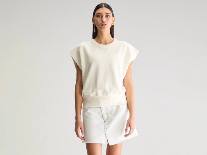 Bellerose Sweatshirt Sans Manches Gris Pour Femmes