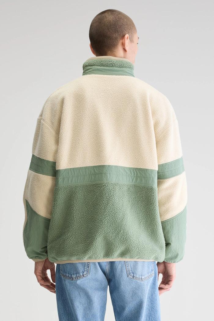 Bellerose Sweatshirt Zippé Polaire écru Pour Homme