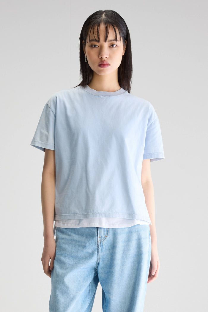 Bellerose T-shirt Bleu Classique Pour Femmes
