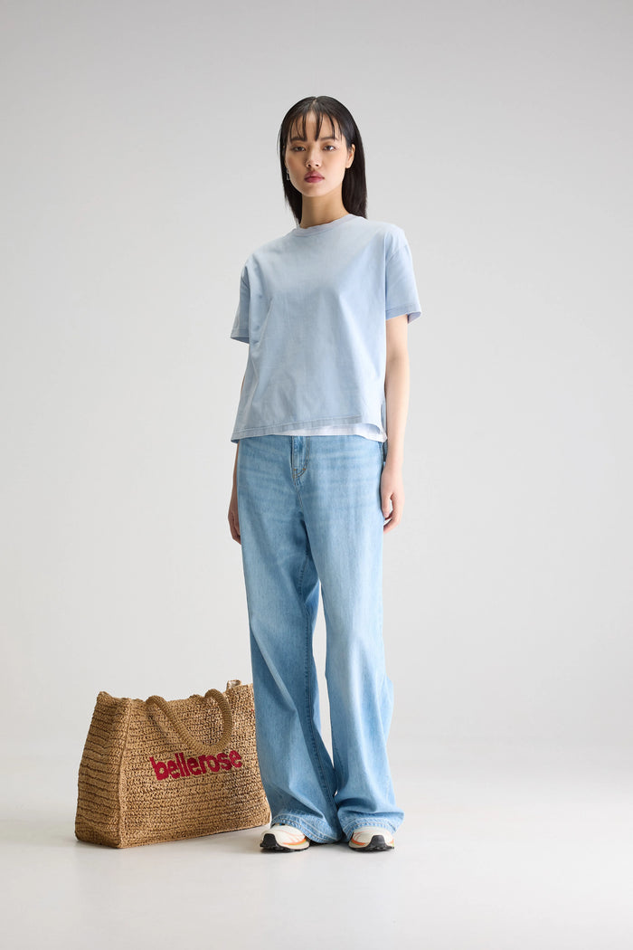 Bellerose T-shirt Bleu Classique Pour Femmes