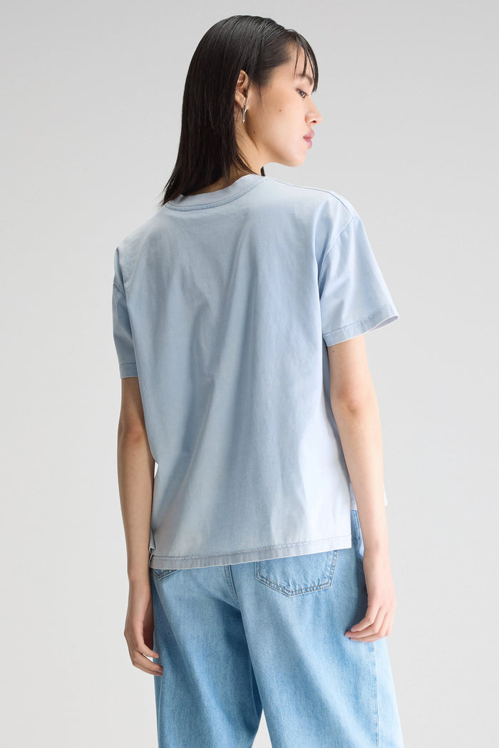 Bellerose T-shirt Bleu Classique Pour Femmes