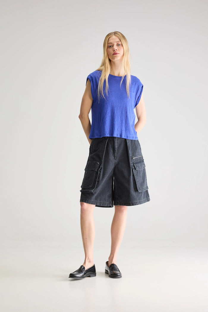 Bellerose T-Shirt Bleu Pour Femmes