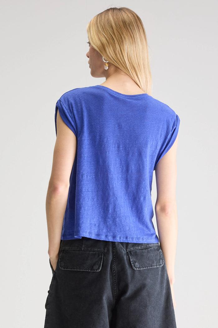 Bellerose T-Shirt Bleu Pour Femmes