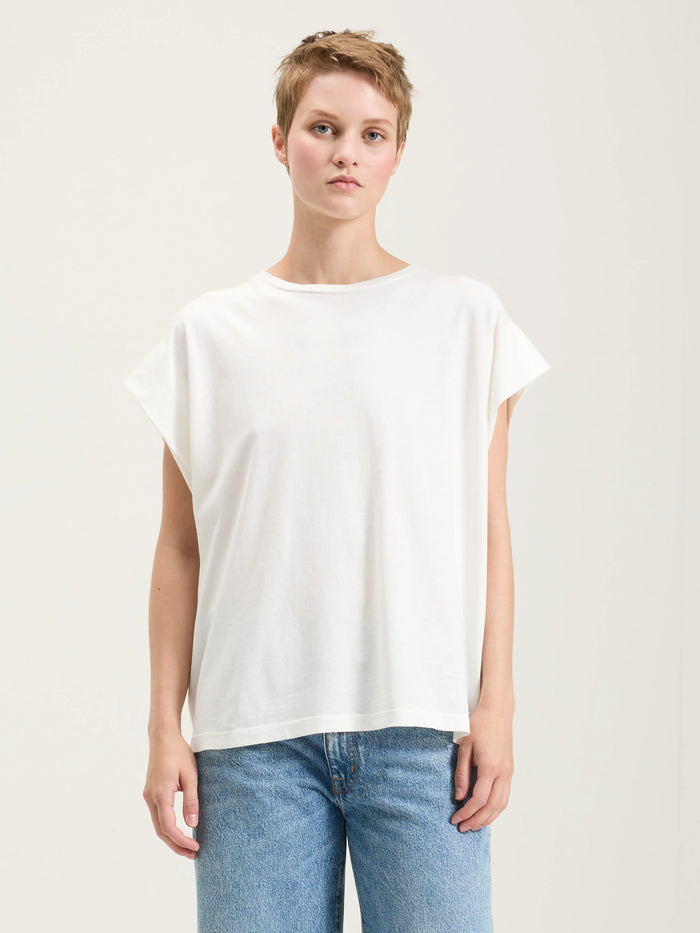 Bellerose T-shirt En Coton Blanc Pour Femmes
