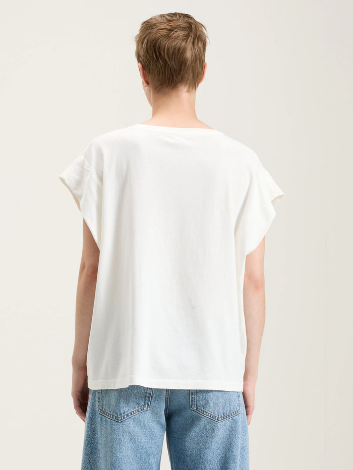 Bellerose T-shirt En Coton Blanc Pour Femmes