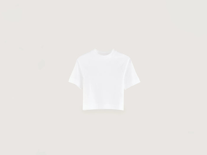 Bellerose T-shirt en coton blanc pour filles