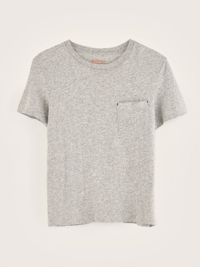 Bellerose T-shirt En Coton Gris Pour Garçons