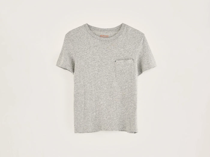 Bellerose T-shirt en coton gris pour garçons