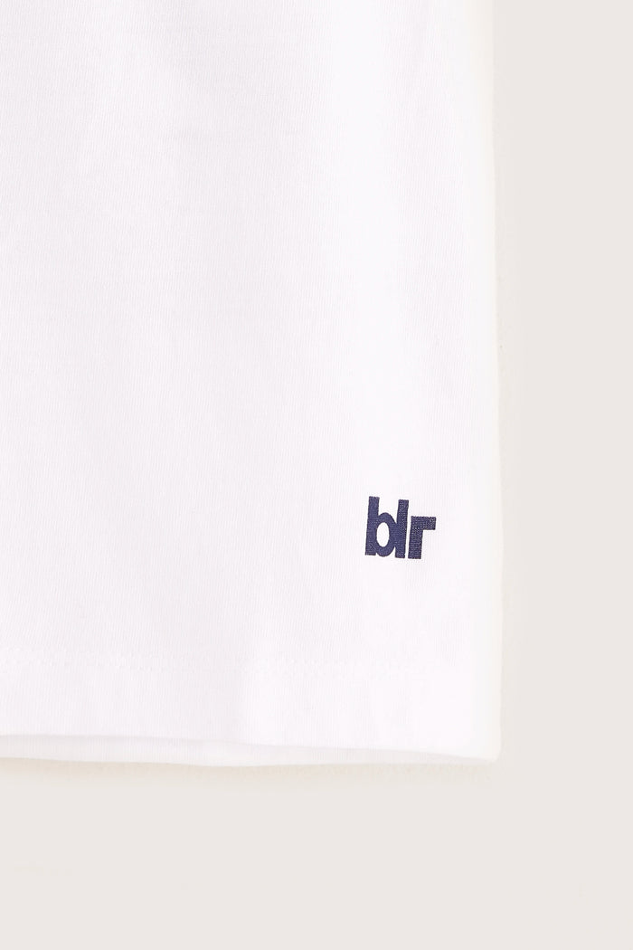 Bellerose T-shirt Graphique Blanc Pour Garçons