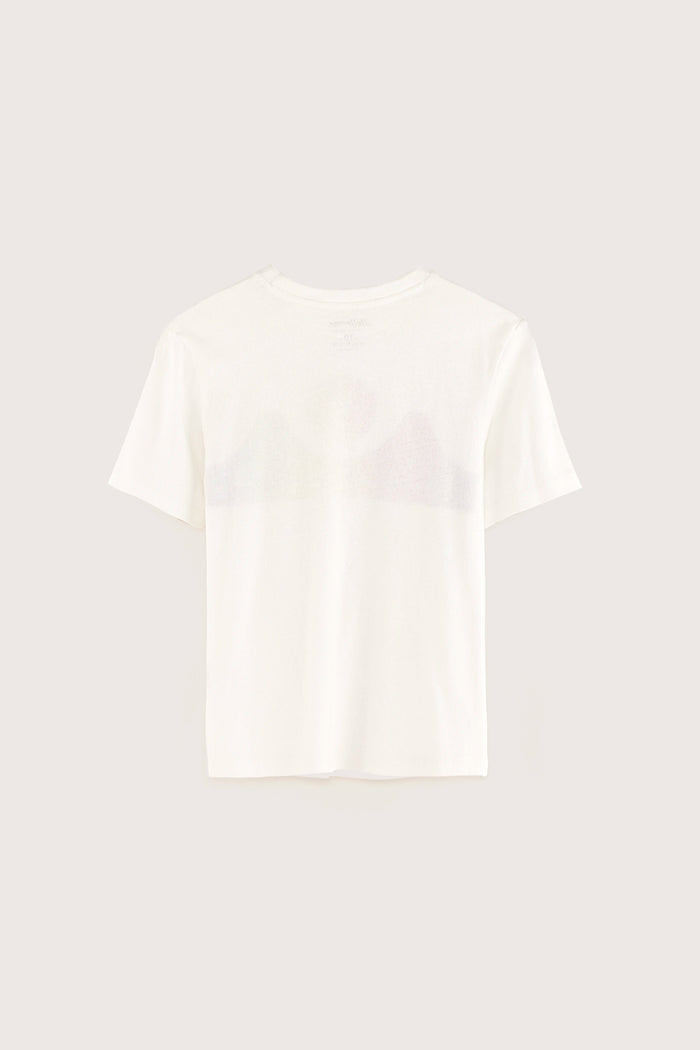 Bellerose T-shirt Graphique Blanc Pour Garçons