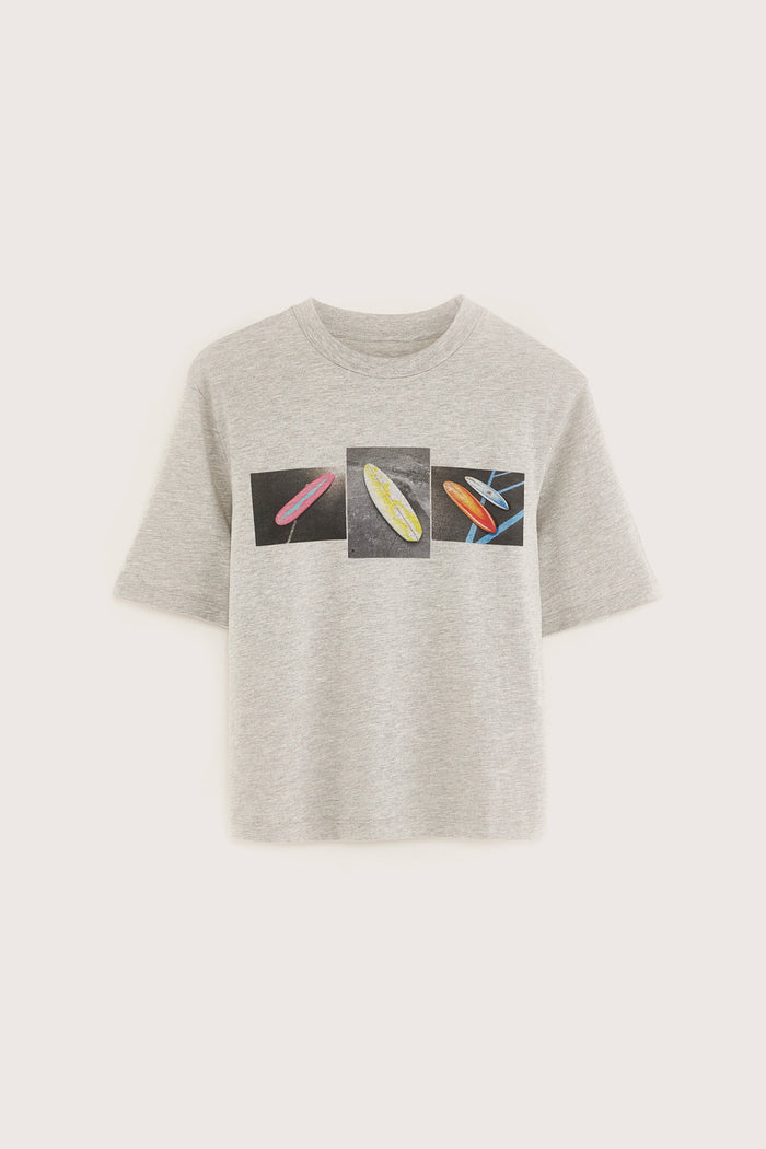 Bellerose T-shirt Graphique Gris Pour Garçons